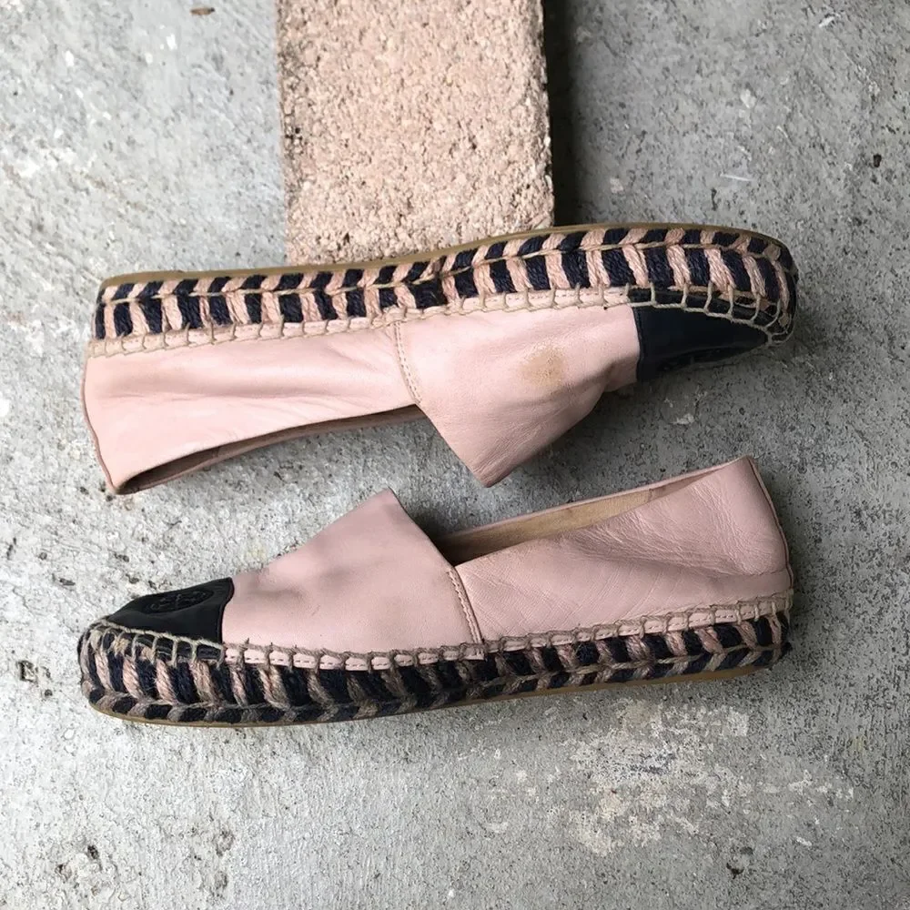 Tory Burch pink navy